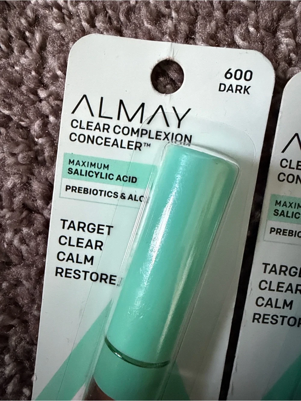 Almay Clear Complexion Concealer - 600 Dark - Two Pack